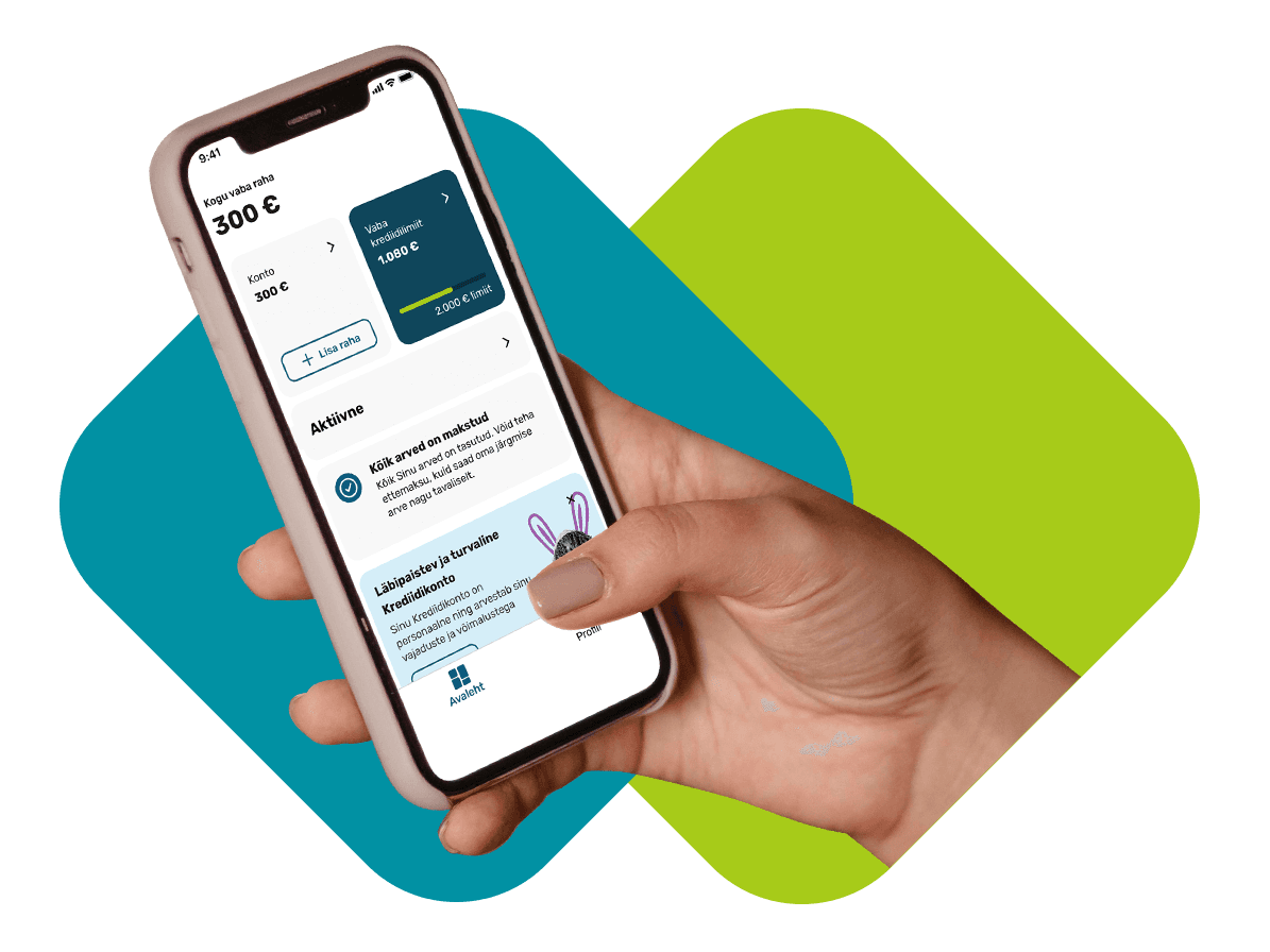 Arved tasutud krediidikonto